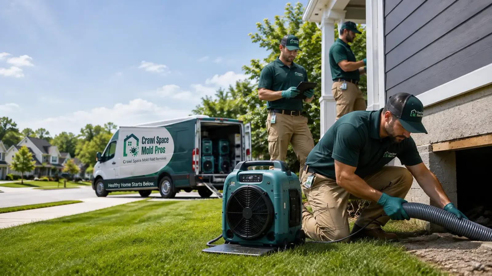 Crawl Space Mold Removal in Fishers, IN